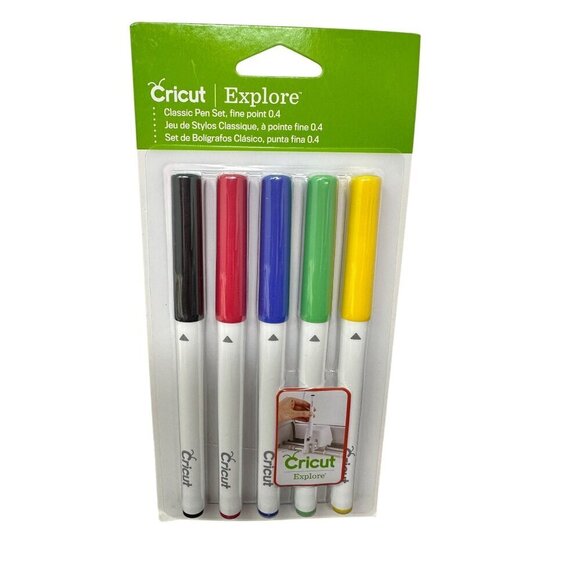 Cricut Explore Classic Pen Set Fine Point Multicolor Pack Crafting Writing Gift - Picture 1 of 6